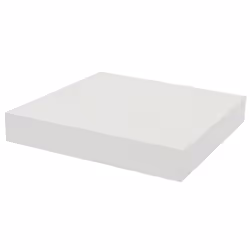 Duraline 1171743, Mensola galleggiante, A muro, MDF, Bianco, 25 kg, Quadrato