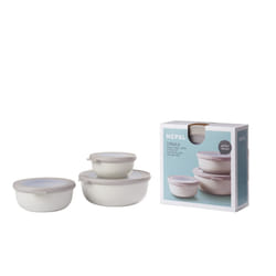 Rosti Mepal 106230032500 Cirqula 3 Pièces, Plastique, Nordic Blanc, 19,5 x 19,2 x 8 cm