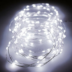 EDM - Sparkling micro led scatola chiara 14m 180 led luce fredda