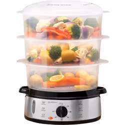 Preparate i vostri cibi in modo più sano senza perdere sapore e vitamine con la vaporiera alpina. La vaporiera a 3 strati con ...