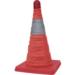 Carpoint - hp Autozubehör 10282 0113910 Cono per traffico Luce di emergenza led rosso (l x l x a) 245 x 245 x 460 mm 1 pz.