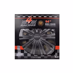 Górecki 2211174 copricerchio 14" ABS, Metallo Grigio 4 pz