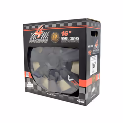 Górecki 2211114 copricerchio 16" ABS, Metallo Nero 4 pz - Vista aggiuntiva 4