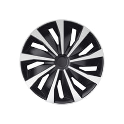 Górecki 2211251 copricerchio 38,1 cm (15") ABS, Metallo Nero, Argento 4 pz