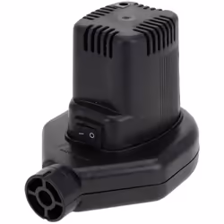 pompa d'aria elettrica 12v/230v 60w adattatore con ce. testine con tre ugelli. adattatore + cavo 180cm