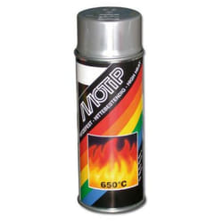 MOTIP-DUPLI Vernice ad alta temperatura MOTIP Silver - Spray 400 ml, nero