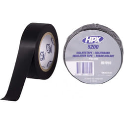 TAPE 5200 Nastro isolante in PVC, nero, 19mm x 10m