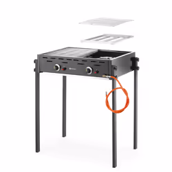 Hendi 148822 Grill Carrello Gas Acciaio 11600 W - Vista aggiuntiva 6