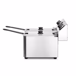 Hendi 205839 friggitrice Doppia 16 L Indipendente 7000 W Argento - Vista aggiuntiva 4