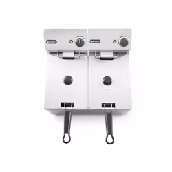 Hendi 205846 friggitrice Doppia 8 L Indipendente 6000 W Argento - Vista aggiuntiva 4