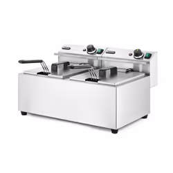 Hendi 207307 Friggitrice Doppia 16 L 7000 W Argento - Vista aggiuntiva 4