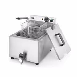 Hendi 209202 friggitrice Singolo 8 L Indipendente 3500 W Argento - Vista aggiuntiva 4