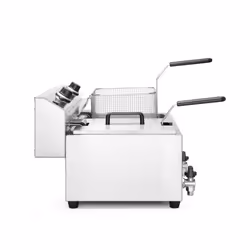 Hendi 209301 Friggitrice Doppia 16 L 7000 W Argento - Vista aggiuntiva 5
