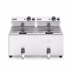 Hendi 209301 Friggitrice Doppia 16 L 7000 W Argento - Vista aggiuntiva 6