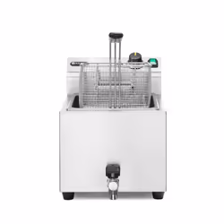 Hendi 209424 friggitrice Singolo 10 L Indipendente 6600 W Argento - Vista aggiuntiva 4