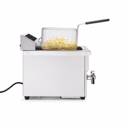 Hendi 215012 friggitrice Singolo 8 L Indipendente 3500 W Grigio chiaro - Vista aggiuntiva 4