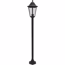 Ranex 5000.037 Lampione da giardino, Illuminazione a terra per esterni, Nero, Alluminio, IP44, Entrata, Facciata, Giardino, C ...