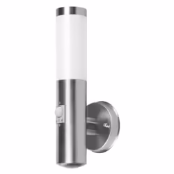 Smartwares 10.042.73 Applique da esterno RX1010-38R-S, Illuminazione da parete da esterno, Acciaio inox, Bianco, Acciaio inox ...