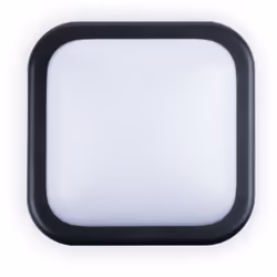 Smartwares GOL-002-HB Lampada a LED da esterno, Illuminazione da parete da esterno, Nero, Plastica, IP44, Entrata, Facciata, ...