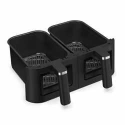 Tristar FR-9075 friggitrice Doppia 9 L Indipendente 2500 W Friggitrice ad aria calda Nero - Vista aggiuntiva 3