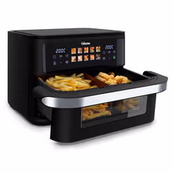 Tristar Doppia 10 L Indipendente 2800 W Friggitrice ad aria calda Nero, Acciaio inox - Vista aggiuntiva 2