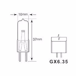 Velleman LAMP50MF lampadina alogena 50 W GY6.35