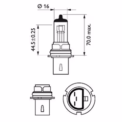 Lampade a incandescenza PHILIPS PHI 9004C1, 1 Pezzo - Vista aggiuntiva 5