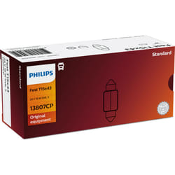 Lampada secondaria PHILIPS C18W Standard 24V, 18W, 10 Pezzo