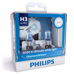 Philips DiamondVision 12336DVS2, 55 W, 12 V, H3, 5000 K