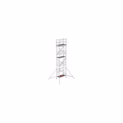 Trabattello per interni RS TOWER 34, modulo 1+2+3+3, altezza di lavoro 7,80 m. Fornitura = smontato. Lunghezza piattaforma =  ...