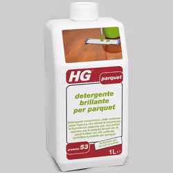 HG detergente brillante per parquet è un detergente concentrato, dalla profumazione fresca che ridona al pavimento la brillan ...