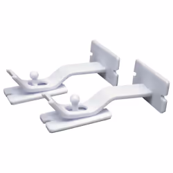 Elro CP139 Chiudi armadio doppio. 2X, Gancio di sicurezza per bambino, 2 pz, Bianco, Cassetto, Plastica