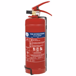 Smartwares FEX-15122 2kg Estintore a polvere BB2.4, Polvere (prodotto chimico in polvere), A, B, C, Portatile, 2 kg, Acciaio, ...