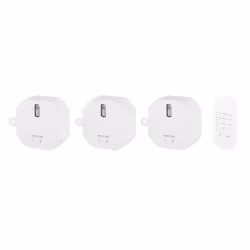 Smartwares SH4-99557 Set controllo luci, Wireless, Bianco, Plastica, IP21, 433.92 MHz, 30 m