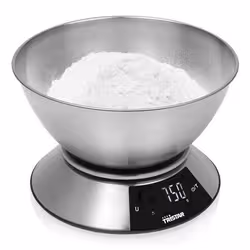Tristar KW-2453 bilancia da cucina Acciaio inox Superficie piana Rotondo Bilancia da cucina elettronica - Vista aggiuntiva 2