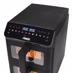 Princess 182490 Doppia 11,2 L Indipendente 3000 W Friggitrice ad aria calda Nero - Vista aggiuntiva 3