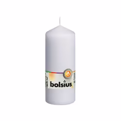 Moccolo Singolo 150/58 White BOLSIUSCandela moccolo cilindrico. La candela classica perfetta per ogni occasione. Ideale per a ...