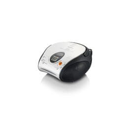 Lenco SCD-24 Digitale FM Nero, Bianco Riproduzione MP3