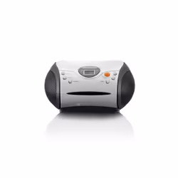 Lenco SCD-24 Digitale FM Nero, Bianco Riproduzione MP3