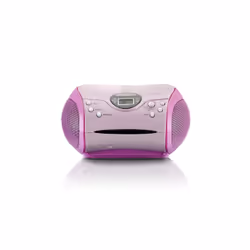 Lenco SCD-24, Digitale, FM, Lettore, Ripeti, Rosa, Telescopic