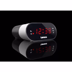 Lenco CR-07 Orologio Nero, Bianco - Vista aggiuntiva 3