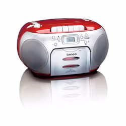 Lenco SCD-420 Lettore CD portatile Nero, Rosso - Vista aggiuntiva 4