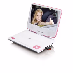 Lenco DVP-910 Lettore DVD portatile Convertibile 22,9 cm (9") Nero, Rosa - Vista aggiuntiva 5