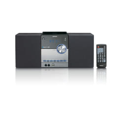 Lenco MC-150 impianto stereo portatile Analogico e digitale 22 W DAB, DAB+, FM, PLL Nero, Argento Riproduzione MP3