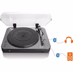 Lenco LBT-120BK piatto audio Giradischi con trasmissione a cinghia Nero Semiautomatico