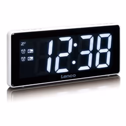 Lenco CR-30 Orologio Analogico Bianco