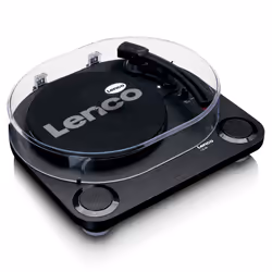 Lenco LS-40BK Giradischi con trasmissione a cinghia Nero Semiautomatico