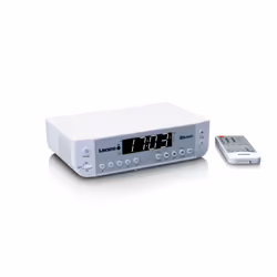 Lenco KCR-100 Orologio Digitale Bianco - Vista aggiuntiva 3