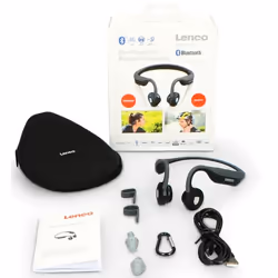 Lenco HBC-200GY cuffia e auricolare Wireless Passanuca Sport Micro-USB Bluetooth Nero - Vista aggiuntiva 8