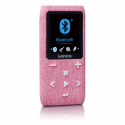 Lenco Xemio-861, Lettore MP4, 8 GB, TFT, USB 3.2 Gen 1 (3.1 Gen 1), Radio FM, Rosa